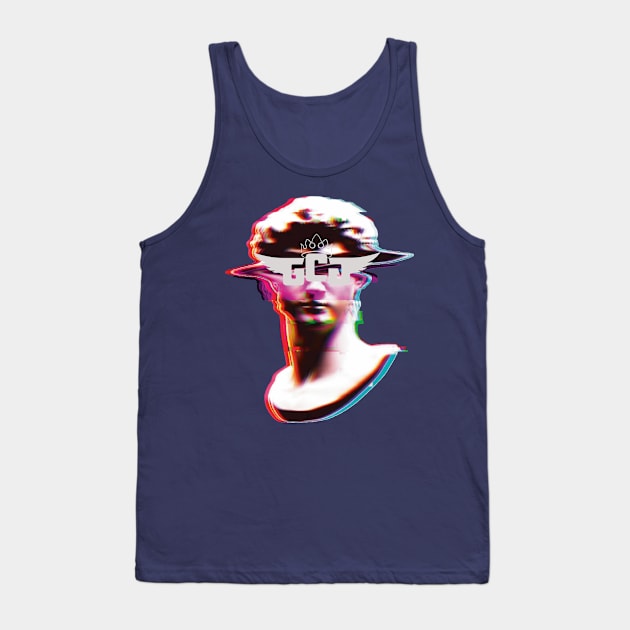 Glitched Tank Top by GardenCity Graffiti 